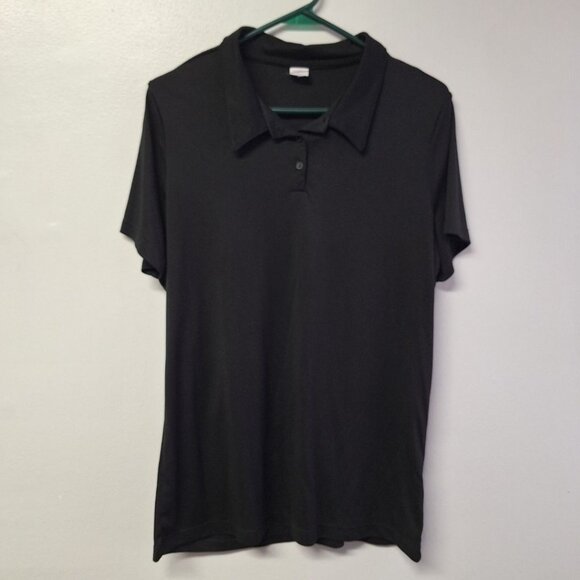 Animal Den Tops - Animal Den Polo Shirt Womens Ladies XL Black Collared Professional Golf Top